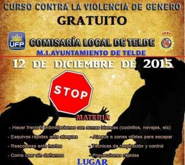 Cartel del curso (Foto TA)