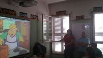 Labor pedagógica de Isadora Duncan en el CEIP Lucía Jiménez de Ojos de Garza (Foto TA)