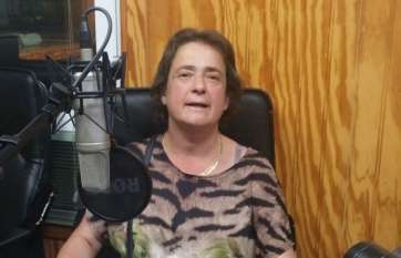 Ana del Pino Jiménez, la pasada semana en Radio Faycán (Foto TA)