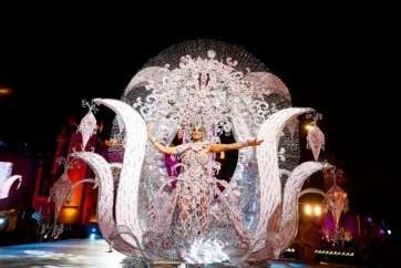 Suna Emboirik, primera dama de honor del Carnaval 2015 de Las Palmas de Gran Canaria (Foto TA)