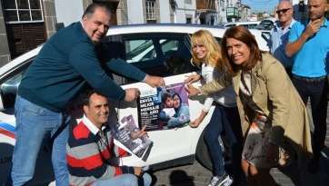 Un momento de la presentación de la campaña con la ONG Alianza por la Solidaridad (Foto TA)