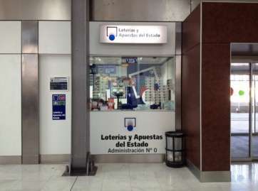 Administración número 0 de loterías del Aeropuerto de Gran Canaria (Foto TA)