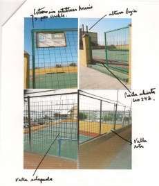 Desperfectos que presenta la cancha (Foto TA)