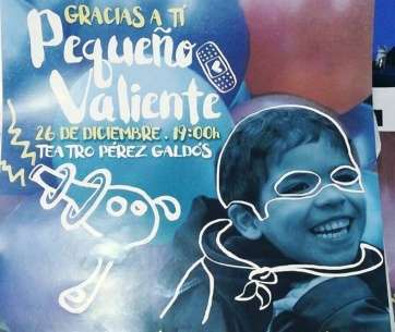 Cartel de la gala solidaria (Foto TA)