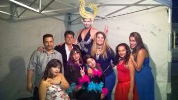 Artistas participantes en la gala que hubo por la tarde-noche (Foto TA)