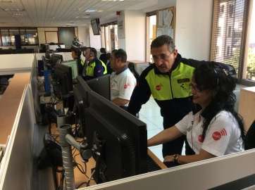 Sector sanitario de una de las dos Salas Operativas del 1-1-2 Canarias (Foto TA)