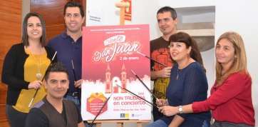 Momento de la presentación de los actos de San Juan Siente (Foto TA)