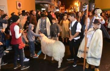 Participantes en la Cabalgata de Los Reyes Magos de Telde (Foto TA)