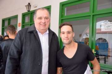 Juan Martel, ayer por la tarde en la Casa de la Juventud, momentos antes del inicio de la Cabalgata (Foto Antonio Alí)