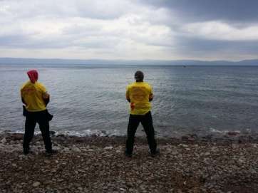 Socorristas de Pro-activa en Lesbos (Foto TA)