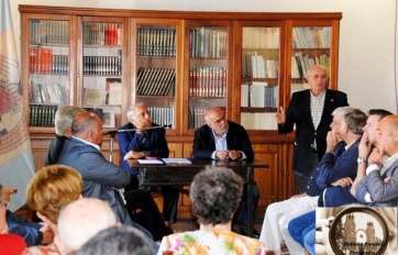 Imagen de archivo de la junta directiva que preside Claudio Ojeda (Foto TA)