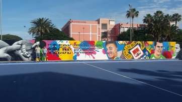 Mural de Jinámar (Foto TA)