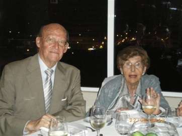 José Macías, junto a Olga Rocha (Foto TA)