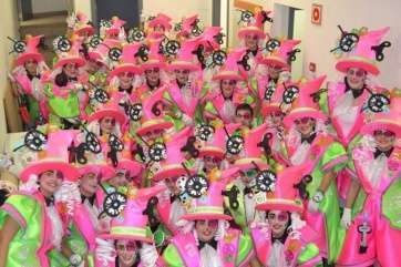 Imagen de archivo de la murga teldense (Foto TA)