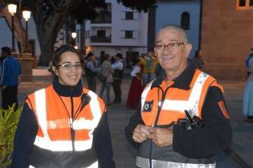 Voluntarios de la Agrupación de Protección Civil de Telde (Foto TA)