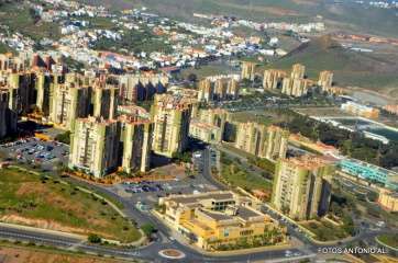 Sector del Lomo de Las Brujas, visto desde el aire (Foto Antonio Alí)