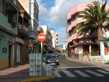Inmediaciones de la plaza de Doña Rafaela (Foto TA)