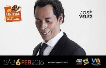 Imagen promocional del Festival en el que actúa José Vélez (Foto TA)