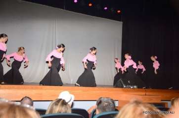 Momento del espectáculo de esta noche (Foto TA)