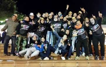 La murga teldense Los nietos de Sary Mánchez (Foto TA)