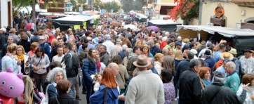Miles de personas acudieron este domingo a las fiestas del Almendrero en Flor del Valsequillo (Foto Antonio Alí)