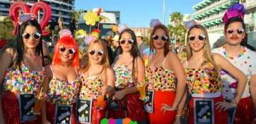 Guapas mascaritas (Foto Antonio Alí)