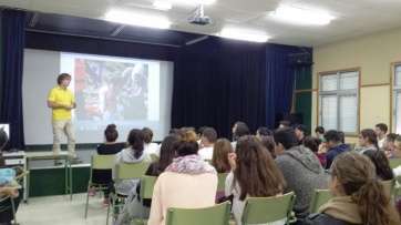 Momento de la charla (Foto TA)