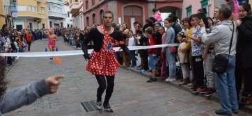 Echedey Vera López, en el último tramo de la carrera (Foto TA)