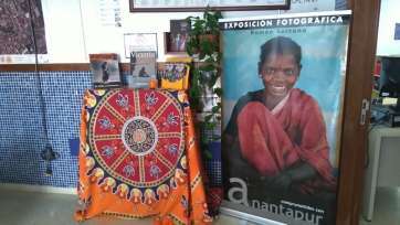 La muestra Comprometidos con Anantapur también se exhibió meses atrás en el CEP de Telde (Foto TA)