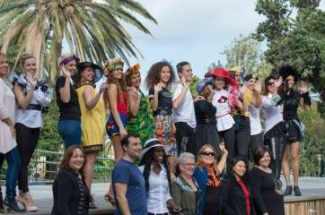 Momento de la sesión de estilismo (Foto Antonio Rico)