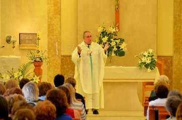 La misa se celebró en la capilla del colegio (Foto Francisco Javier Santana)