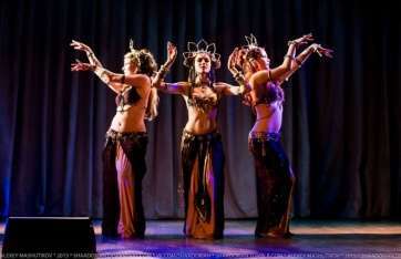 Imagen de una sesión de tribal fusión (Foto TA)