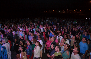 Imagen de archivo de un concierto de Los Coquillos en el la playa de La Garita (Foto TA)