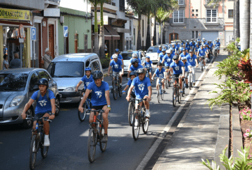 Imagen de la anterior edición de la iniciativa En bici por la Salud
