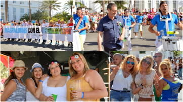 Más de 60.000 personas participaron en la cabalgata (Foto TA)