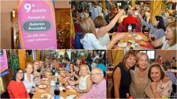 Momentos del encuentro de antiguos compañeros (Foto Antonio Alí)