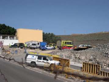 Imagen de una obra en Telde (Foto TA)