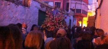 Procesión de la Aurora de este martes, a primera hora del día (Foto TA)