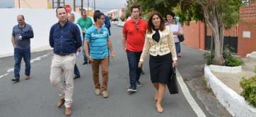 Un momento de la visita institucional a La Majadilla (Foto TA)