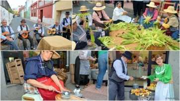 Actividades por el Día de Canarias organizadas este viernes por El Roque Azucarero (Foto Antonio Alí)
