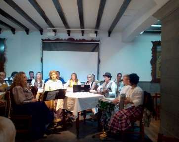 La actuación de la parranda tuvo lugar el pasado sábado (Foto TA)