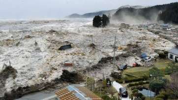 Imagen de un tsunami (Foto Multimedia)