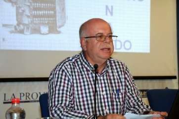 El pregonero de las fiestas de San Juan de ese año, Fernando Ojeda Pérez (Foto TA)