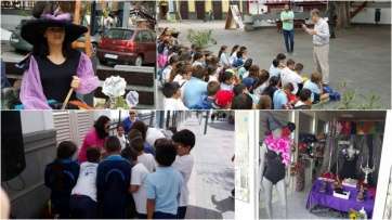 Collage de fotos de las actividades de este martes (Foto TA)