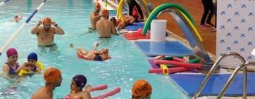 Imagen de una de las sesiones de la terapia sufragada por la entidad bancaria (Foto TA)