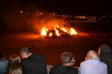 Imagen de archivo de la hoguera de San Juan en el Barranco Real de Telde (Foto TA)
