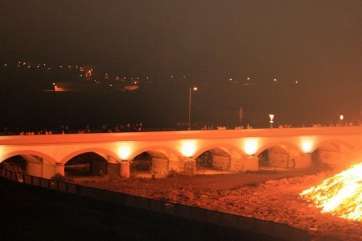 Hogueras en San Juan en el Barranco Real (Foto TA)