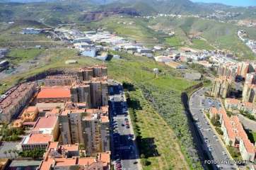 Vista aérea del Valle de Jinámar (Foto Antonio Alí)
