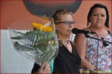 Momento del acto de la lectura del pregón (Foto TA)