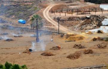 Quema de rastrojos en Hoya Pozuelo (Foto TA)